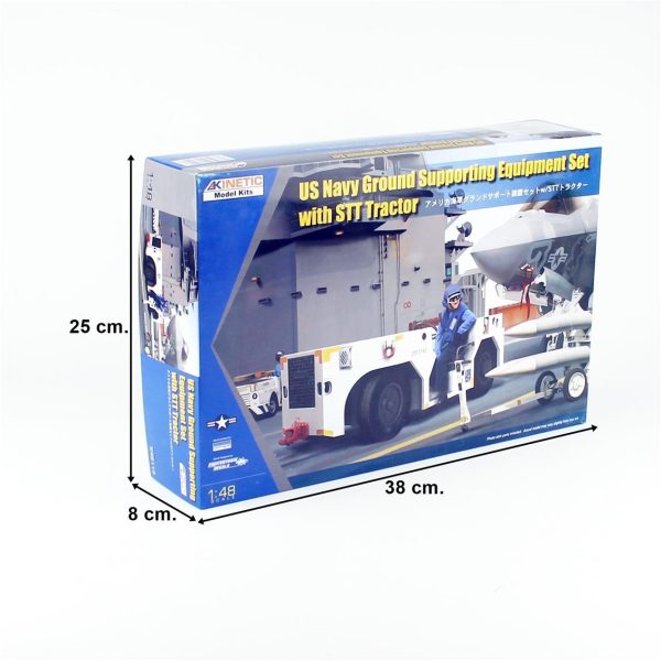 1/48 ABD Donanması STT Çekicili Yer Destek Ekipmanı Seti Maketi, Kinetic K48115 - Görsel 4