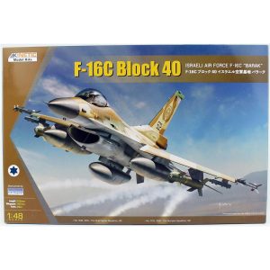 1/48 F-16C Block 40 (Israeli Air Force, Barak) Savaş Uçağı Maketi, Kinetic K48129