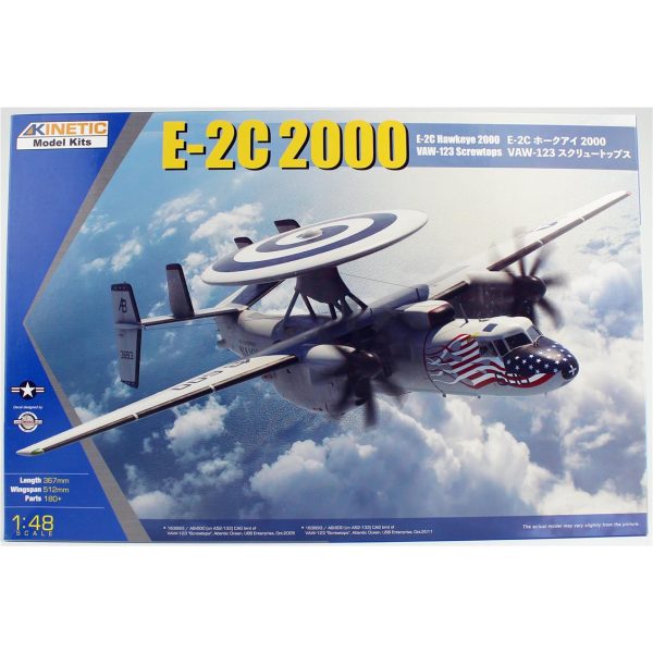 1/48 E-2C Hawkeye 2000 Savaş Uçağı Maketi, Kinetic Model 48135