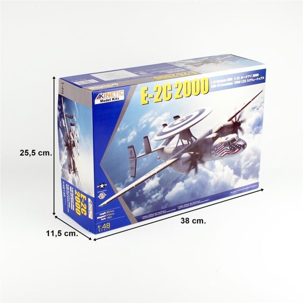 1/48 E-2C Hawkeye 2000 Savaş Uçağı Maketi, Kinetic Model 48135 - Görsel 5