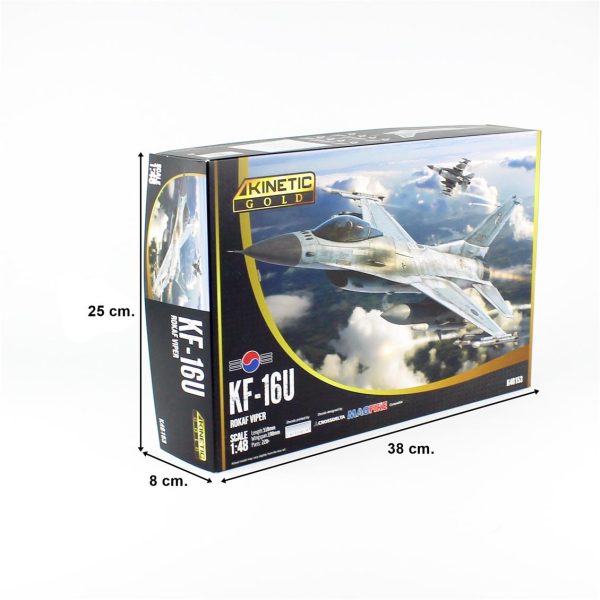 1/48 KF-16U (ROKAF Viper) Savaş Uçağı Maketi, Kinetic K48153 - Görsel 4