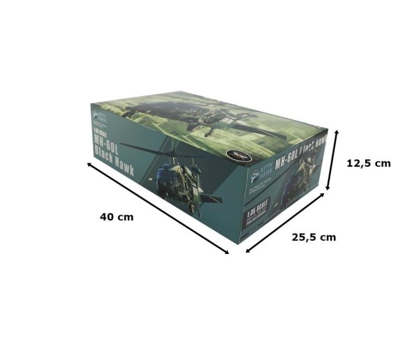 1/35 MH-60L (Black Hawk) Askeri Helikopter Maketi, Kitty Hawk 50005 - Görsel 5