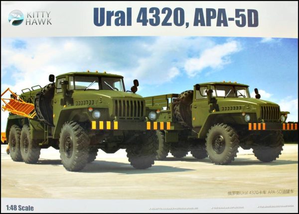 1/48 Ural 4320 ve APA-5D Askeri 2 Adet Kamyon Maketi, Kitty Hawk 80159
