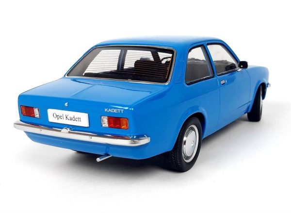 1/18 Opel Kadett C Sedan (Sealed Body Series) Mavi Diecast Araba, KKscale 180011 - Görsel 3