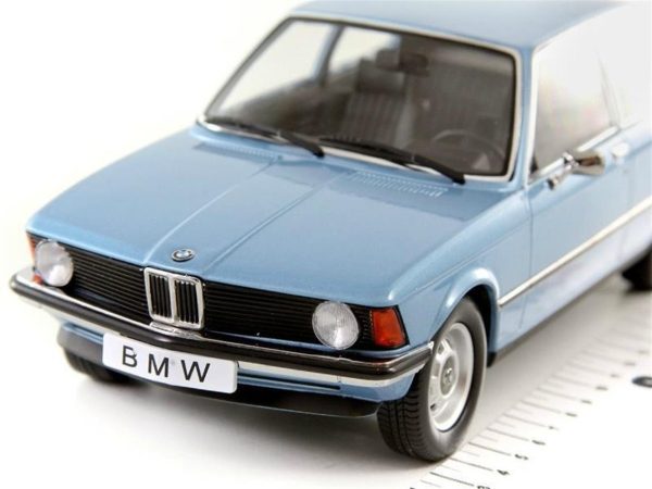 1/18 1975 Bmw 318i E21 Mavi Diecast Araba, KKscale 180042 - Görsel 3