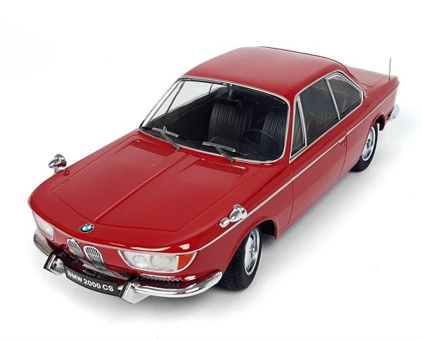 1/18 1965 Bmw 2000 CS Kırmızı Diecast Araba, KKscale 180122