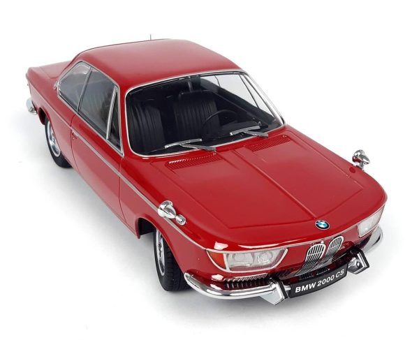 1/18 1965 Bmw 2000 CS Kırmızı Diecast Araba, KKscale 180122 - Görsel 2