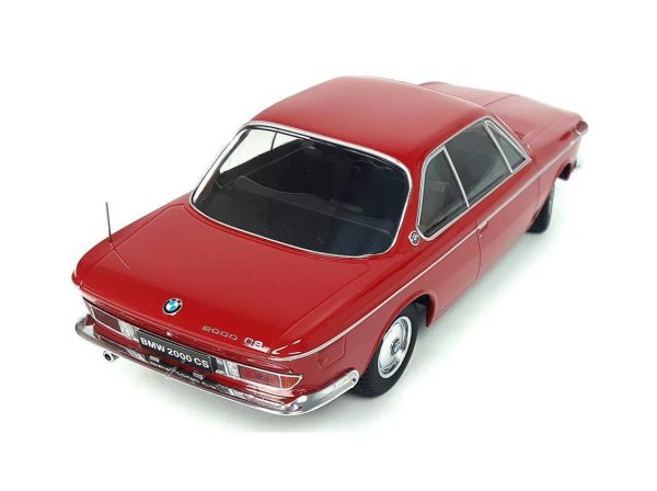 1/18 1965 Bmw 2000 CS Kırmızı Diecast Araba, KKscale 180122 - Görsel 3