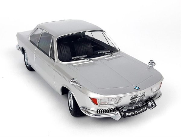 1/18 1965 Bmw 2000 CS Gümüş Diecast Araba, KKscale 180123 - Görsel 2