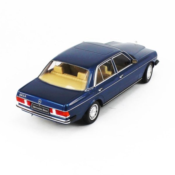 1/18 1977 Mercedes Benz 230E W123 Metalik Koyu Mavi Diecast Araba, KKscale 180352 - Görsel 4