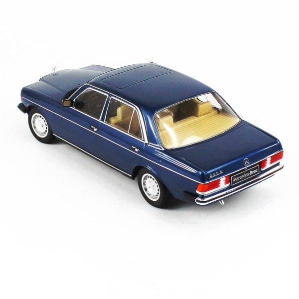 1/18 1977 Mercedes Benz 230E W123 Metalik Koyu Mavi Diecast Araba, KKscale 180352 - Görsel 3
