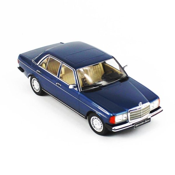 1/18 1977 Mercedes Benz 230E W123 Metalik Koyu Mavi Diecast Araba, KKscale 180352