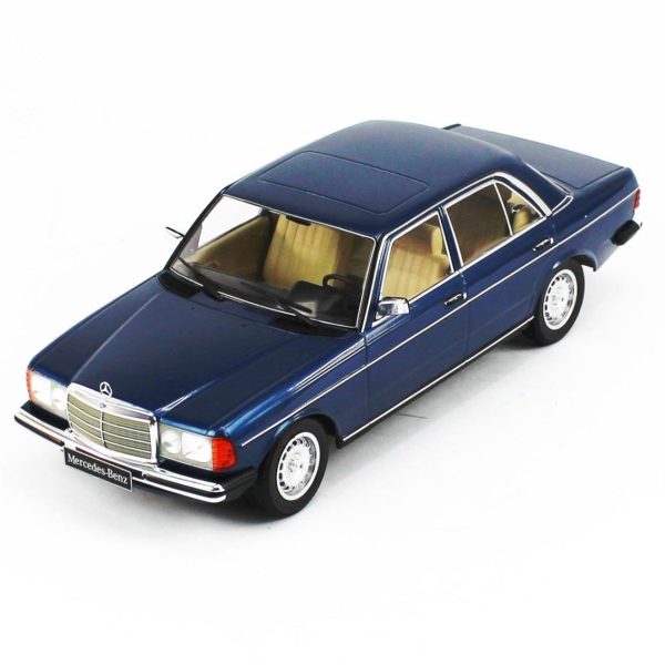 1/18 1977 Mercedes Benz 230E W123 Metalik Koyu Mavi Diecast Araba, KKscale 180352 - Görsel 2