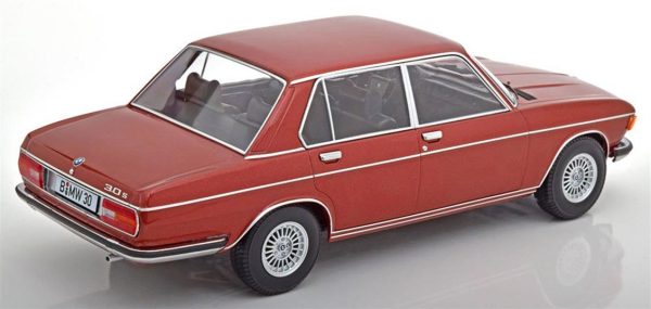 1/18 1971 Bmw 3.0 E3 2.Seri Metalik Kırmızı-Kahve Diecast Araba, KKscale 180402 - Görsel 2