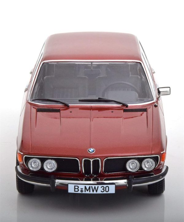 1/18 1971 Bmw 3.0 E3 2.Seri Metalik Kırmızı-Kahve Diecast Araba, KKscale 180402 - Görsel 3