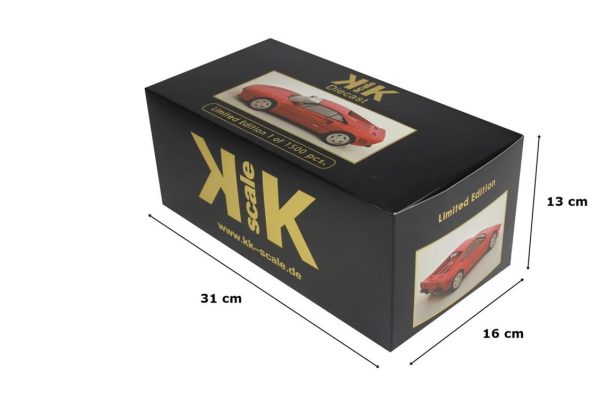 1/18 1984 Ferrari 288 GTO Kırmızı Diecast Araba, KKscale 180414 - Görsel 5