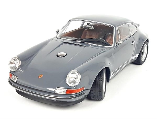 1/18 Singer Porsche 911 Coupe Gri Diecast Araba, KKscale 180442