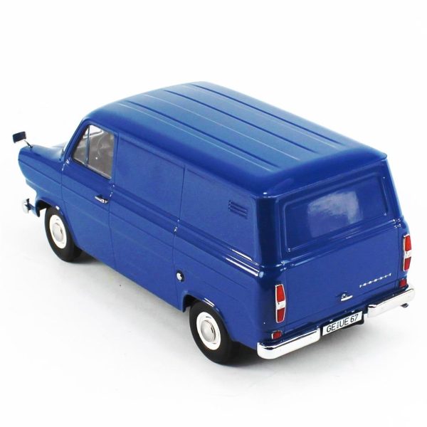 1/18 1965 Ford Transit Van MKI Mavi Diecast Van Kamyonet Modeli, KKscale 180491 - Görsel 3
