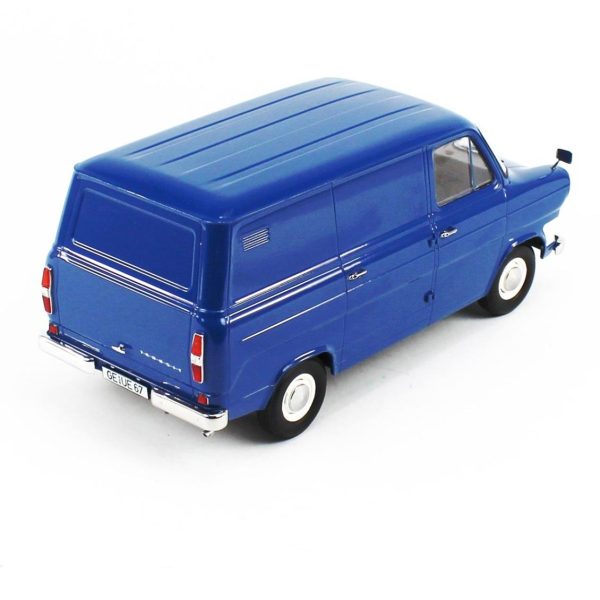 1/18 1965 Ford Transit Van MKI Mavi Diecast Van Kamyonet Modeli, KKscale 180491 - Görsel 4