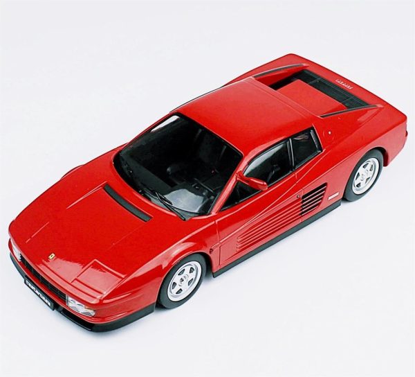 1/18 1984 Ferrari Testarossa Monospeccio Kırmızı Diecast Araba, KKscale 180501