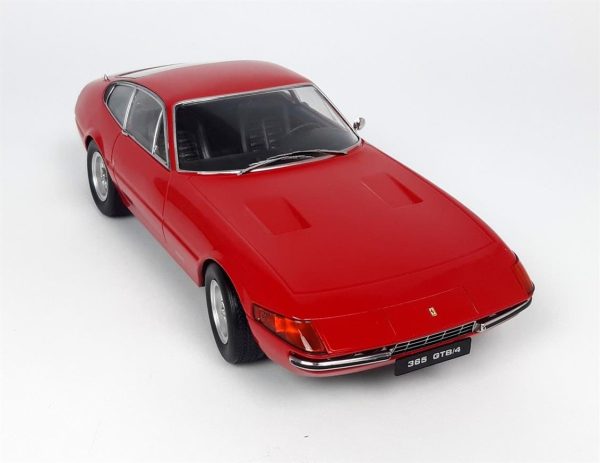 1/18 1971 Ferrari 365 GTB Daytona Series 2 Kırmızı Diecast Araba, KKscale 180591 - Görsel 2