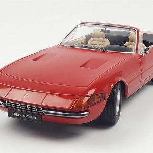 1/18 1971 Ferrari 365 GTB Daytona Spyder Series 2 Kırmızı Diecast Araba, KKscale 180621