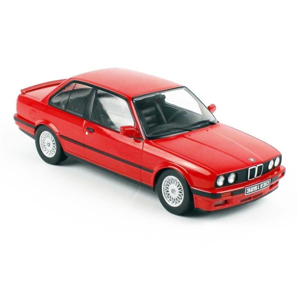 1/18 1987 Bmw 325i E30M-Package Kırmızı Diecast Araba, KKscale 180742