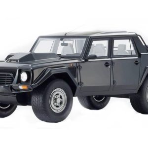 1/18 Lamborghini lM002 (Resin samurai Seri) Siyah Diecast Araba, Kyosho 18508