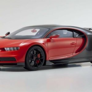1/12 2019 Bugatti Chiron Sport (Resin Seri) Kırmızı Diecast Araba, Kyosho 8667