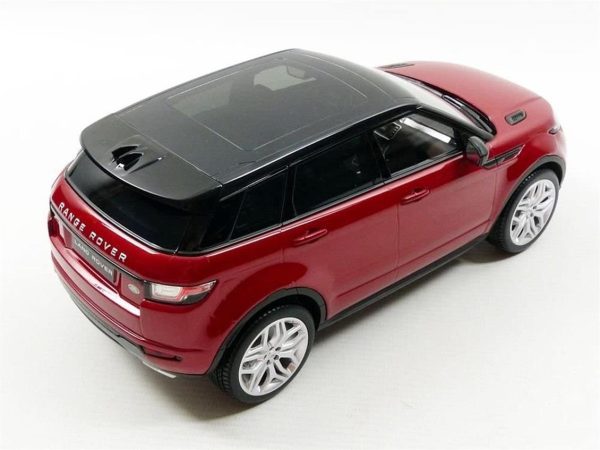 1/18 Range Rover Evoque (Diecast Ousia Sealed Body Seri) Siyah-Kırmızı Diecast Araba, Kyosho 9549 - Görsel 4
