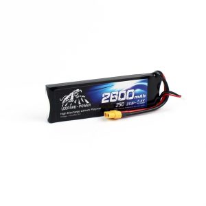 7.4 Volt 2S 25C 2600 Mah Li-Po Pil, Leopard