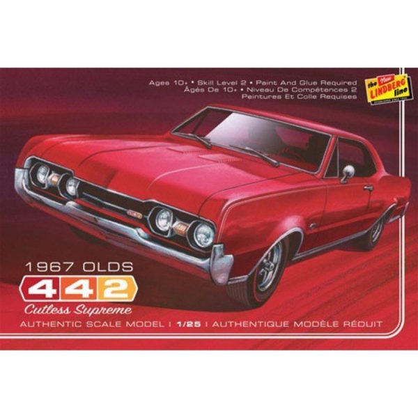 1/25 1967 Oldsmobile 442 Araba Maketi, Hawk 00127