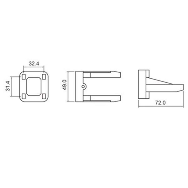 25-40 Size Engine Mount-Ayarlanabilir, Phoenix M301 - Görsel 2