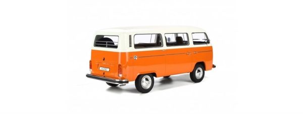 1/64 Volkswagen T2 Type 2 Bus Orange-Beyaz Diecast Minibüs Modeli, Maisto 19123 - Görsel 3