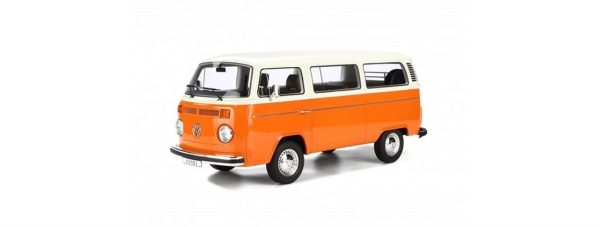 1/64 Volkswagen T2 Type 2 Bus Orange-Beyaz Diecast Minibüs Modeli, Maisto 19123 - Görsel 2