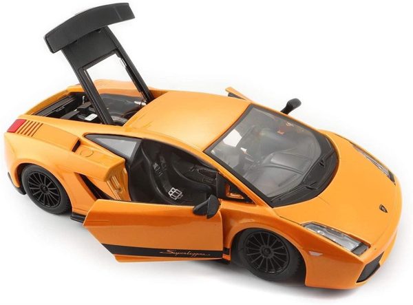 1/18 2008 Lamborghini Gallardo Superleggera (Special Edition) Orange Diecast Araba, Maisto 31149 - Görsel 4