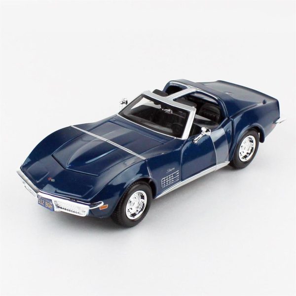 1/24 1970 Chevrolet Corvette Bakır Diecast Araba, Maisto 31202 - Görsel 2