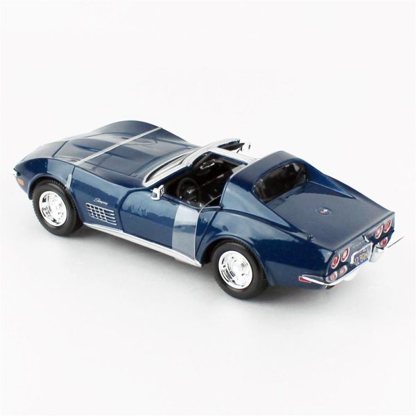 1/24 1970 Chevrolet Corvette Bakır Diecast Araba, Maisto 31202 - Görsel 3