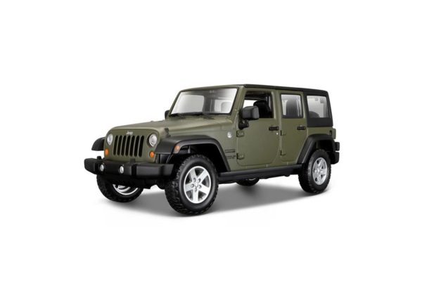 1/24 2015 Jeep Wrangler Unlimited Yeşil Diecast Cip Modeli, Maisto 31268 - Görsel 2