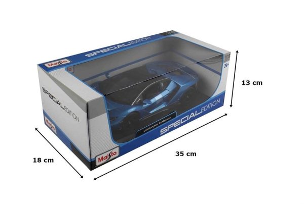 1/18 2016 Lamborghini Centenario LP 770 4 Mavi-Siyah Diecast Araba, Maisto 31386 - Görsel 5