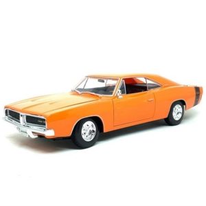 1/18 1969 Dodge Charger R/T Orange Diecast Araba, Maisto 31387