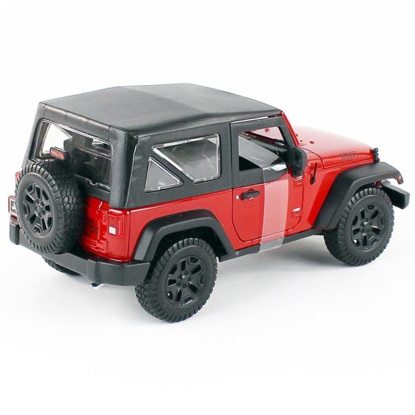 1/18 2014 Jeep Wrangler Kırmızı Diecast Cip Modeli, Maisto 31676 - Görsel 4