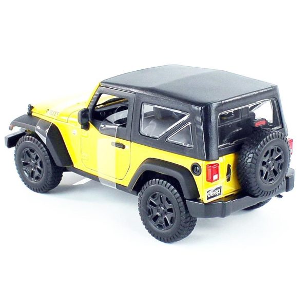 1/18 2014 Jeep Wrangler Sarı ergilemeye Diecast Cip Modeli, Maisto 31676 - Görsel 3