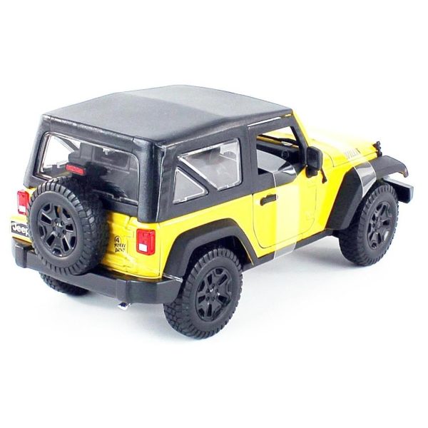 1/18 2014 Jeep Wrangler Sarı ergilemeye Diecast Cip Modeli, Maisto 31676 - Görsel 4