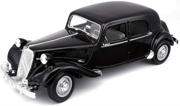 1/18 1952 Citroen 15 CV 6 Cylinder Siyah Diecast Araba, Maisto 31821