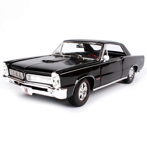 1/18 1965 Pontiac GTO Hurst Edition Siyah Diecast Araba, Maisto 31885