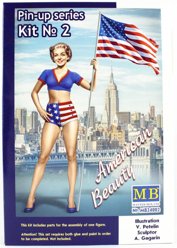 1/24 Pin-Up Serisi 2 Betty Figür Maketi, Master Box 24002