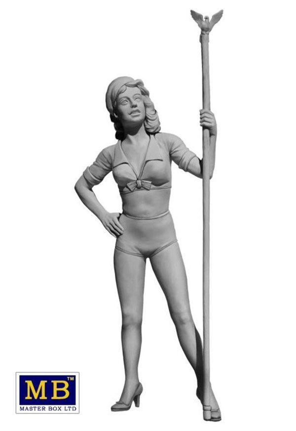 1/24 Pin-Up Serisi 2 Betty Figür Maketi, Master Box 24002 - Görsel 3
