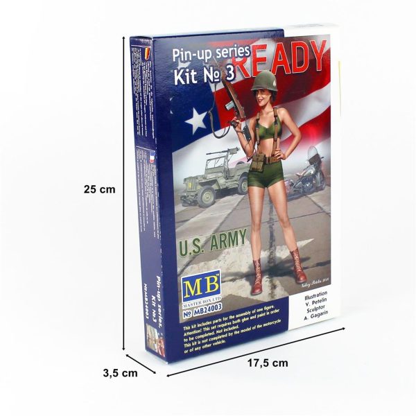 1/24 Pin-Up Serisi 3 Alice Figür Maketi, Master Box 24003 - Görsel 4