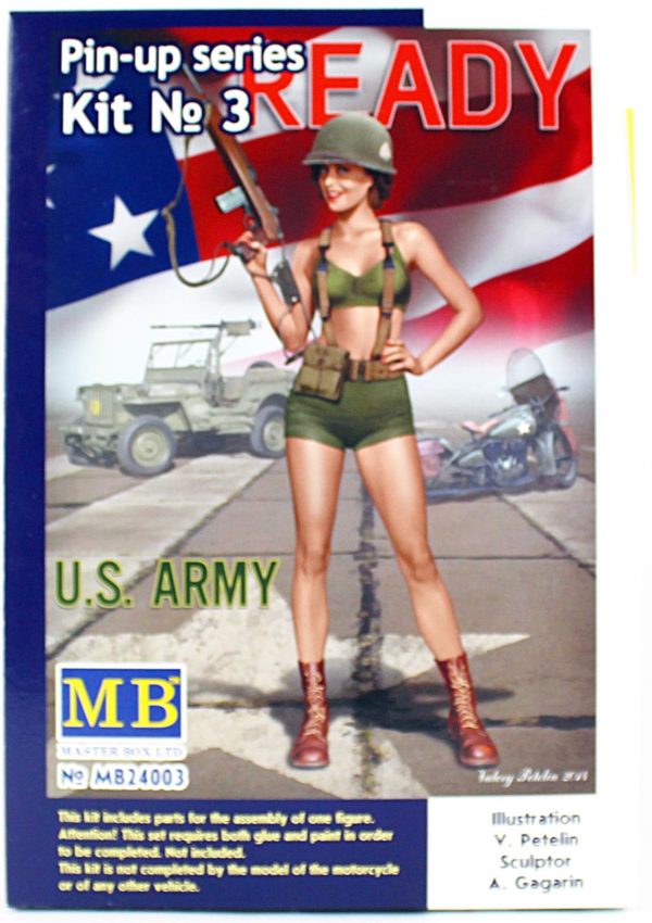 1/24 Pin-Up Serisi 3 Alice Figür Maketi, Master Box 24003